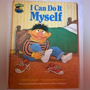 Sesame Street I Can Do It Myself 1980 Book